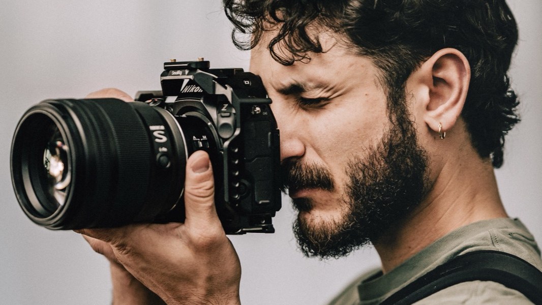 Nate Colitto with his camera